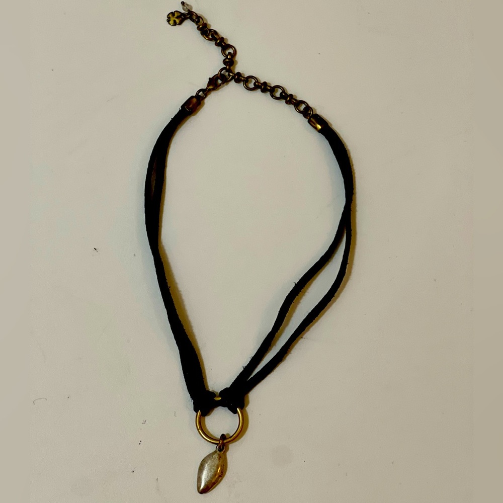Lucky Brand Leather Choker
